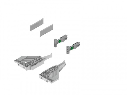 Комплект кріплень під саморіз Vionaro H89/121 Silver