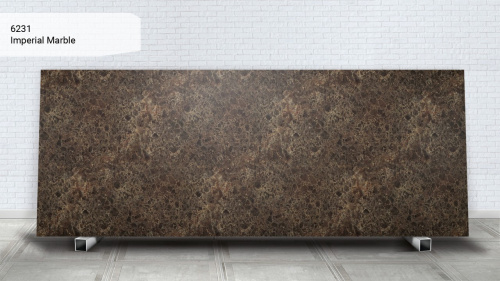 Компакт-плита Puricelli 6231 Imperial Marble MN 4200*1620*12 ядро чорне