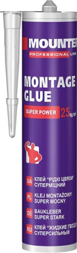 Рідкі цвяхи MOUNTER біліі 