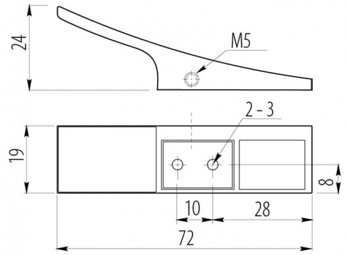 Вішак GTV 804 хром (WZ-804-20-01)_01