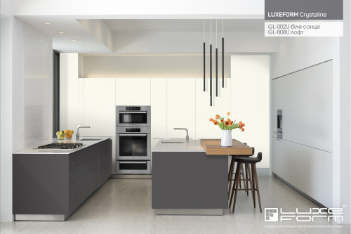 Фасад LUXEFORM Crystaline TopX1802 високоглянцевий GL-808U лофт вигляд 1
