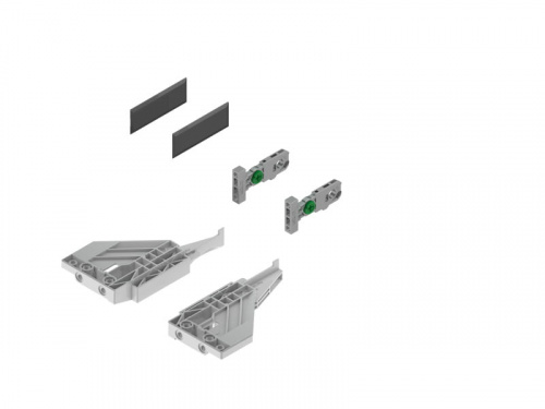 Набір аксесуарів Vionaro для фасадного профілю H63 Graphite