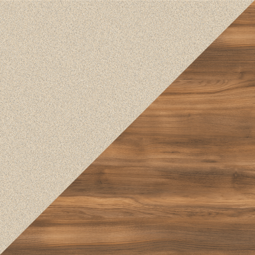 Стінова панель KRONOSPAN 283 PE Петра Беж / K536 RW Дуб Бароко Бурштиновий 4100x640x10