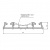 Алюмінієвий профіль направляюча нижня PRO, L=3 m (Шампань) (A-TDPRO-300-90)_02