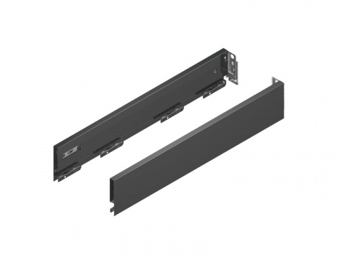 Комплект стальних царг Vionaro H89 650мм Graphite лів./прав.